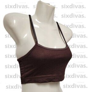 BROWN Sequin Spaghetti Strap Tube Top or Bandeau One Size - New